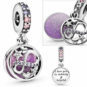 Pandora Jewelry Pandora Glittering Infinity Hearts Stars